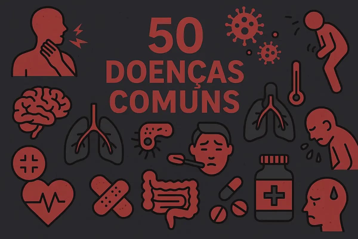 50 Doenças Comuns: Dados, Prevalência e Informações Essenciais