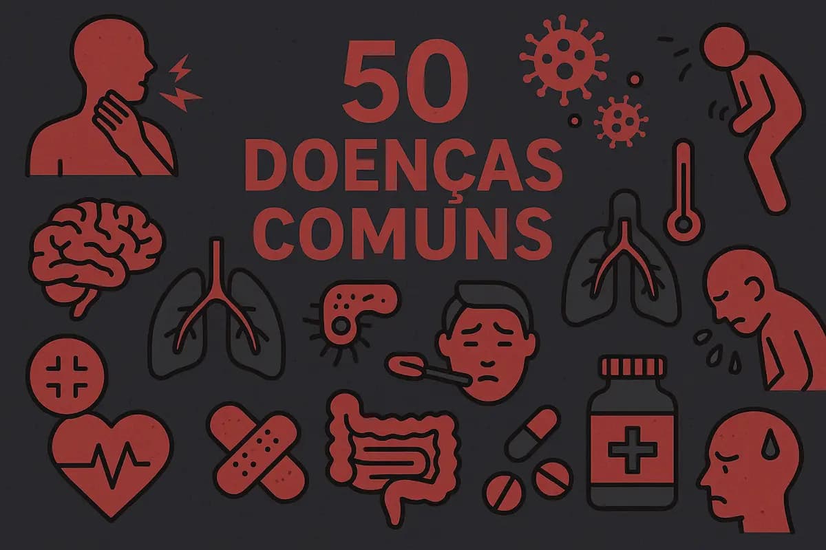 50 Doenças Comuns: Dados, Prevalência e Informações Essenciais